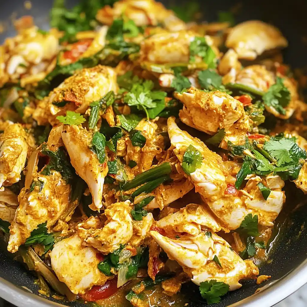 Indian Crab with Fresh Ramps