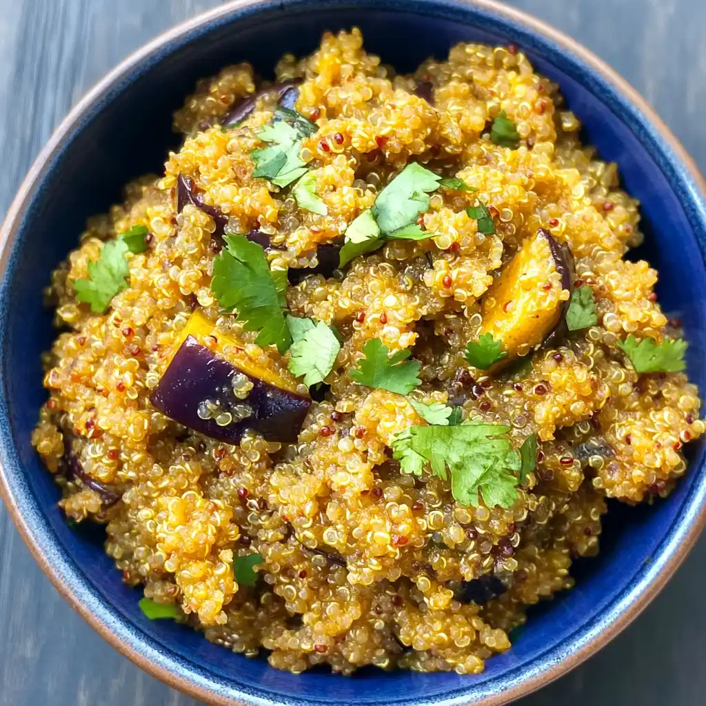 Indian Eggplant Quinoa