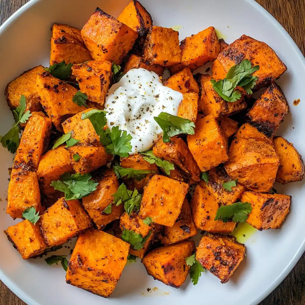 Indian-Style Sweet Potato and Greek Yogurt