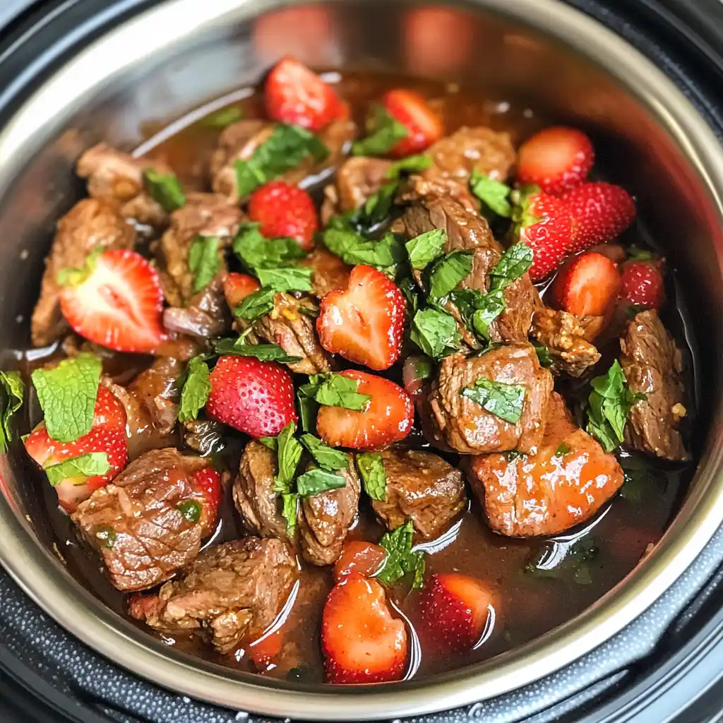 Instant Pot Lamb with Strawberry