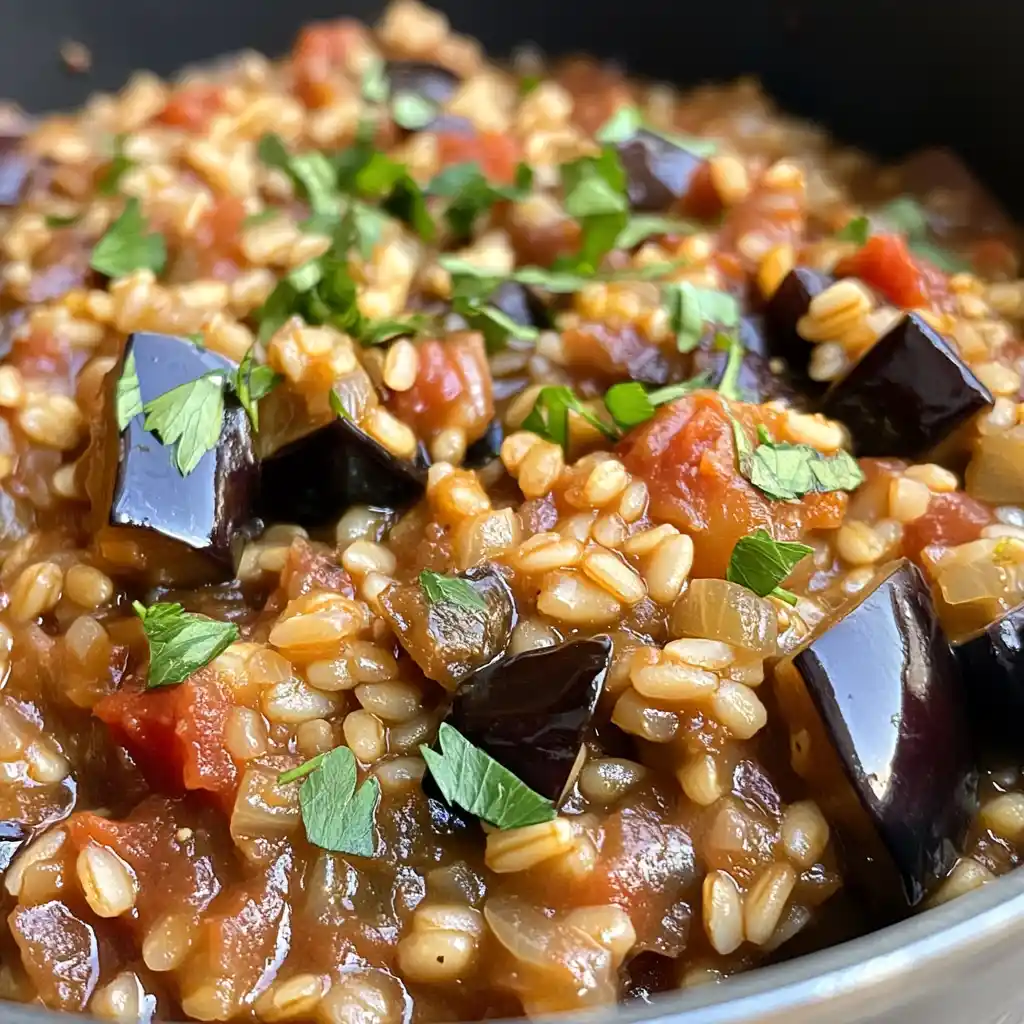 Lebanese Eggplant Barley