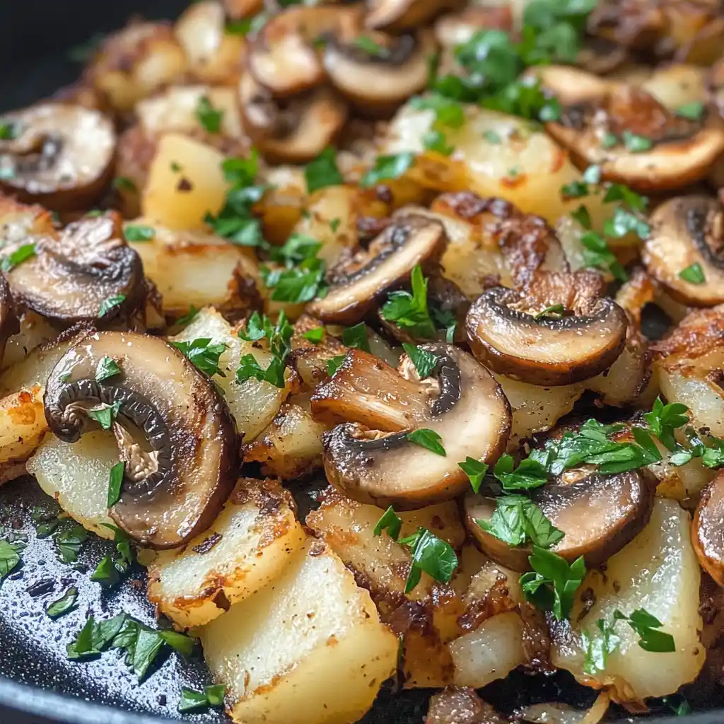 Mushroom Hash Browns