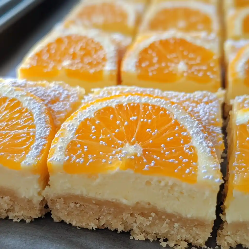 Orange Cream Cheese Bars