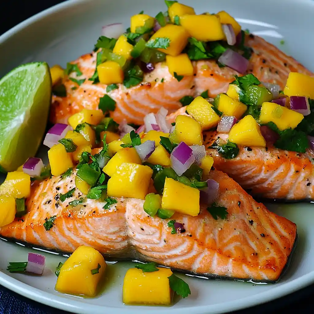Pan-Fried Mango Salmon