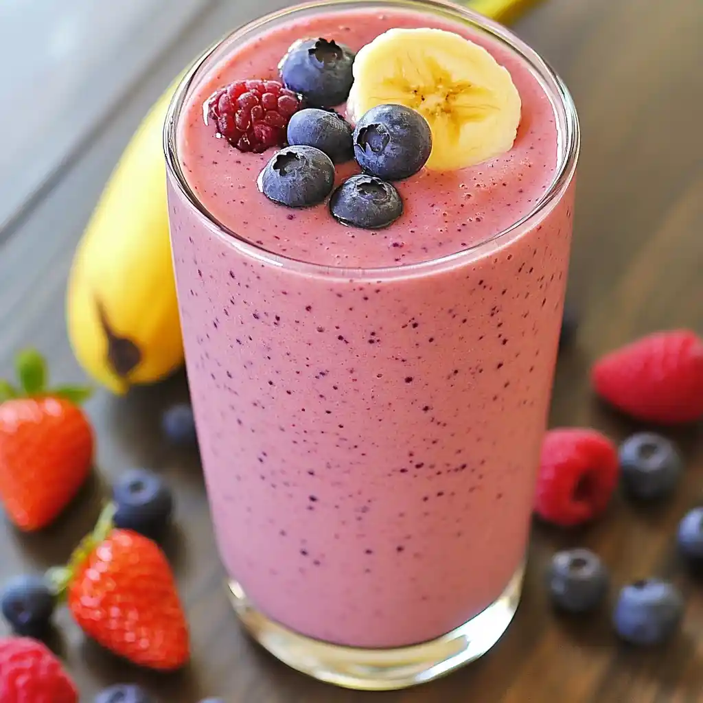 Peach Berry Smoothie