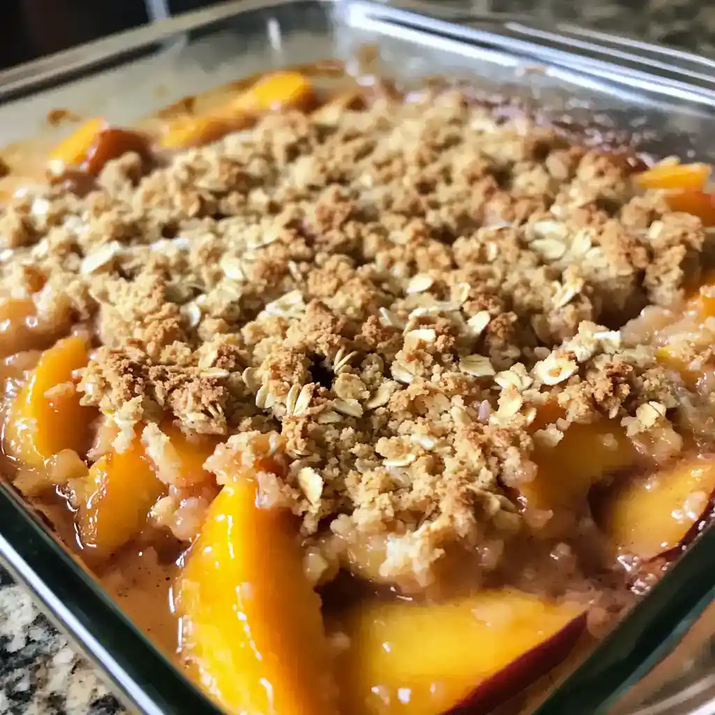 The Best Peach Crisp (That’ll Make You Feel Like Summer Never Ends!)