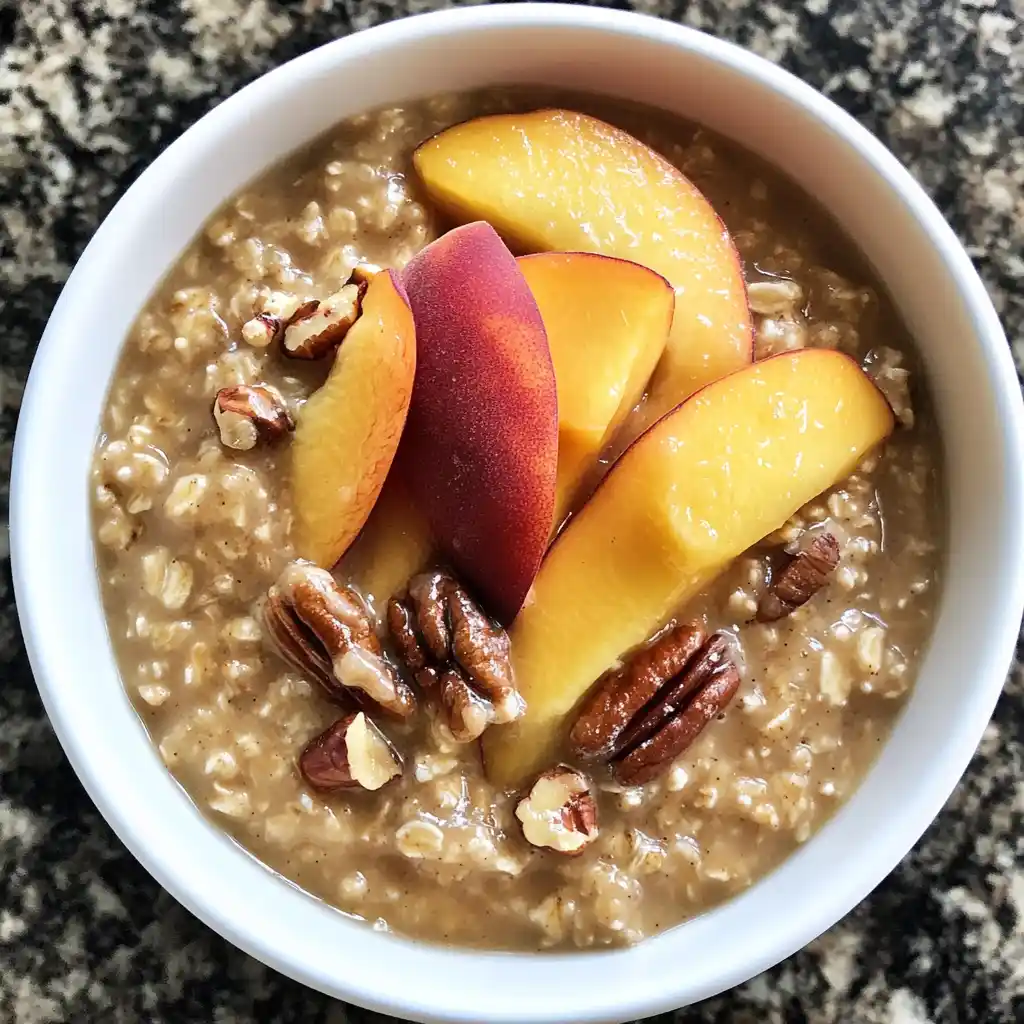 Peach Pie Oatmeal