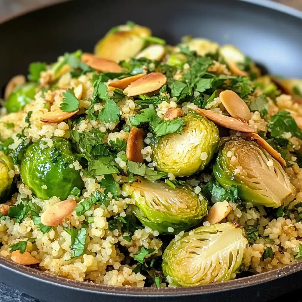 Peruvian Brussels Sprouts Couscous