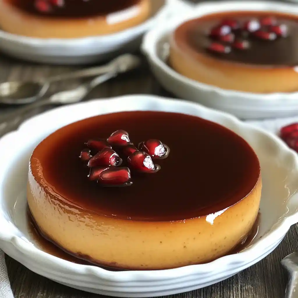 Pomegranate Flan