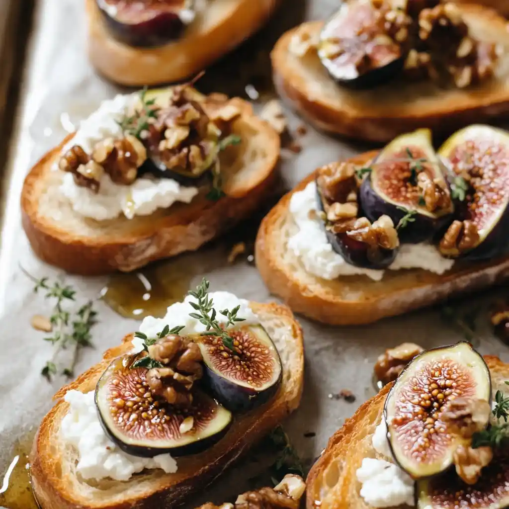 Portable Fig Bruschetta