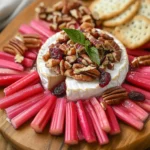 Rhubarb and Brie Board
