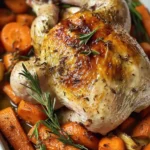 Roasted Chicken with Carrots