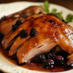 Roasted Duck with Blackberry