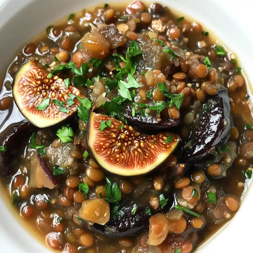 Slow-Cooked Fig Lentils