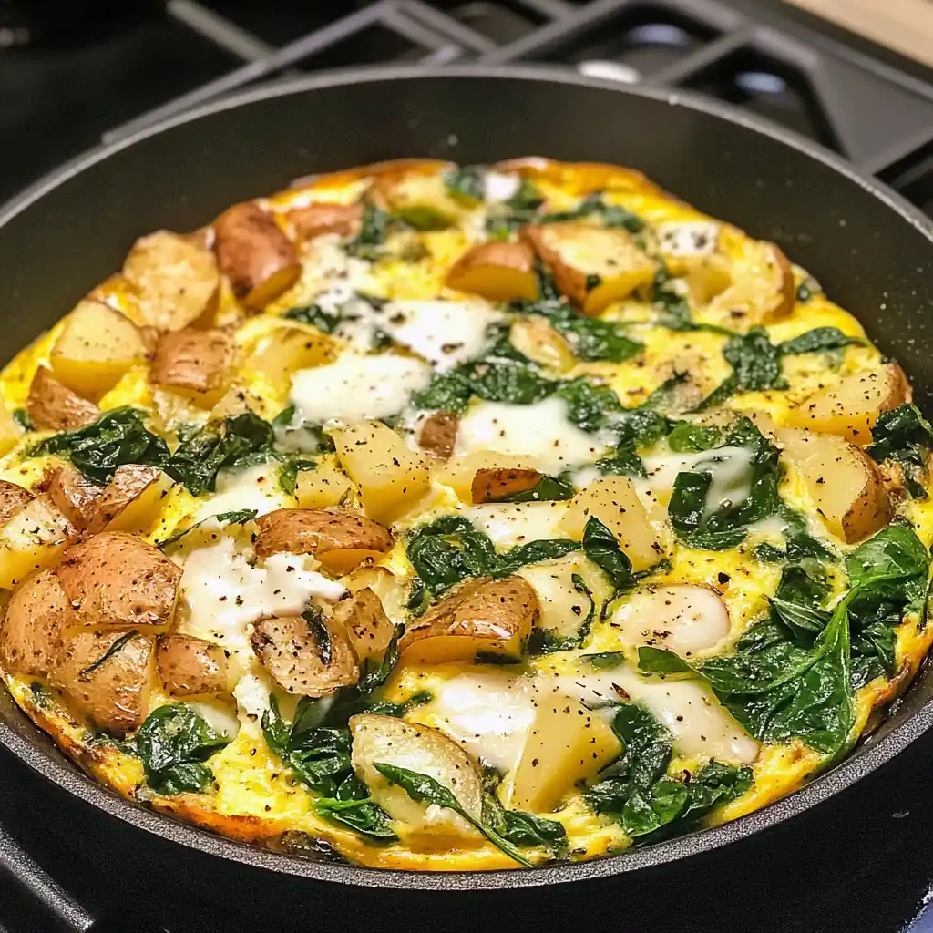 Spinach Potato Frittata