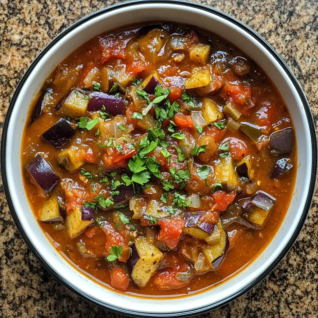 Spring Eggplant Soup
