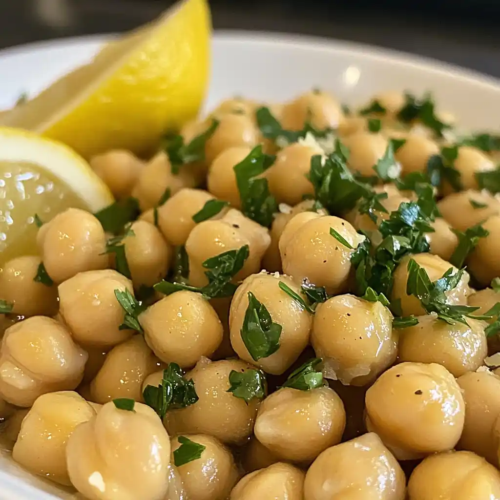 Spring Steamed Chickpeas