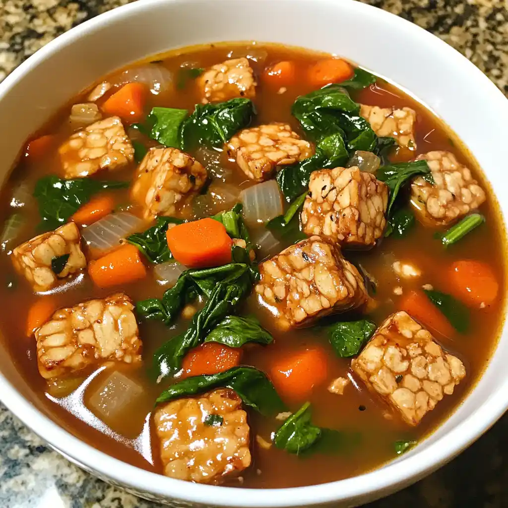 Starbucks-Style Tempeh soup