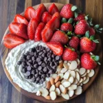 Strawberry and Cream Cheese Board