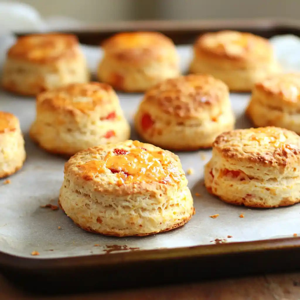 Strawberry Cheddar Biscuits