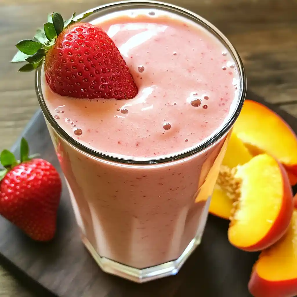 Strawberry Peach Smoothie