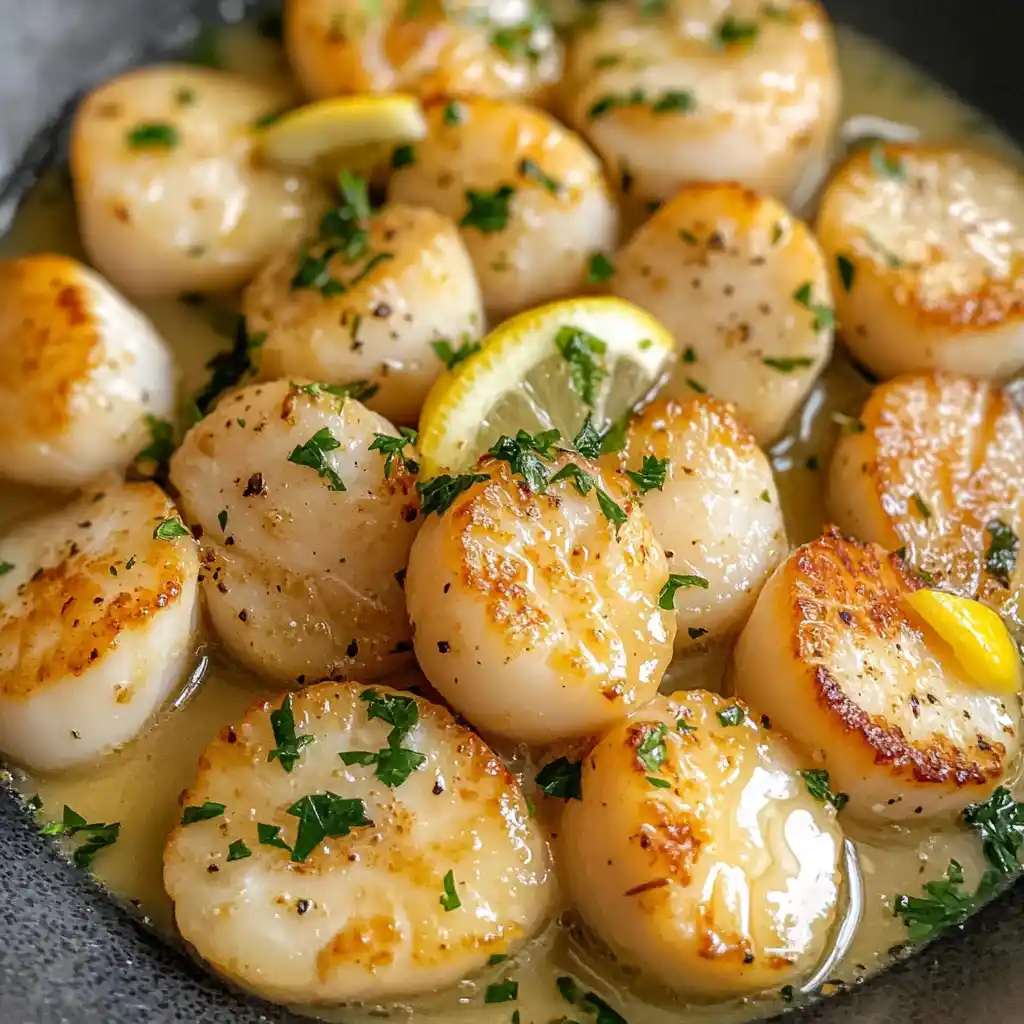 Summer Slow-Cooked Scallops