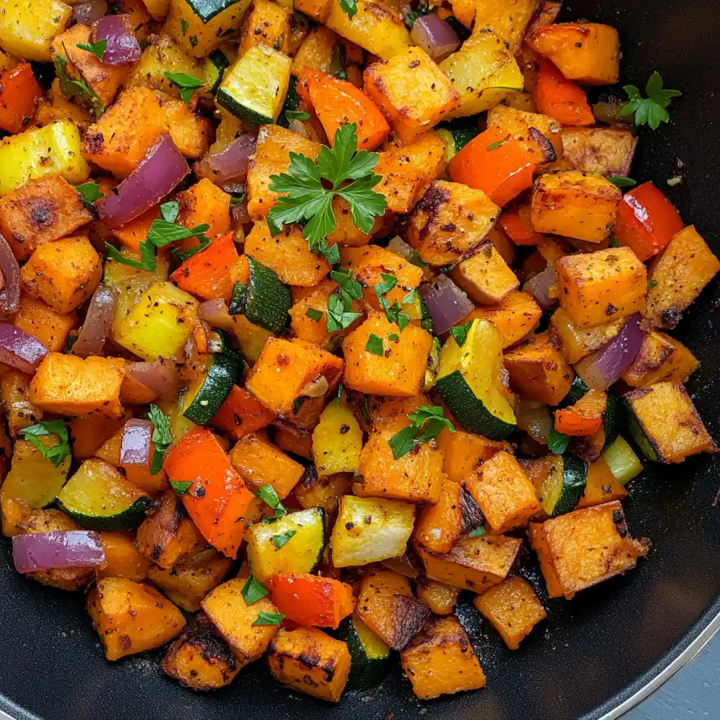 Sweet Potato Veggie Hash