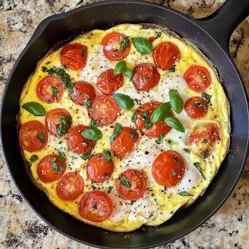 Tomato Basil Frittata