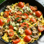 Tomato Mushroom Scramble