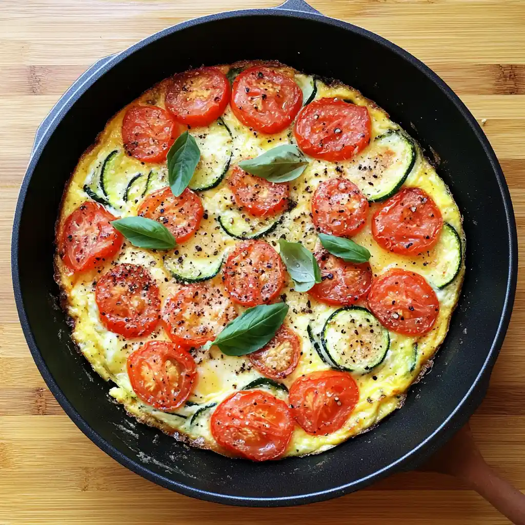 Tomato Zucchini Frittata