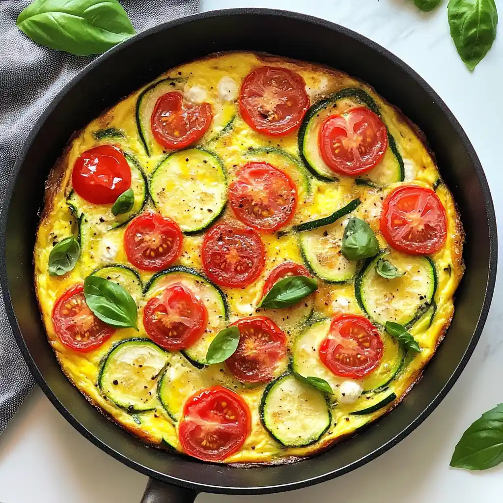 Zucchini Tomato Frittata