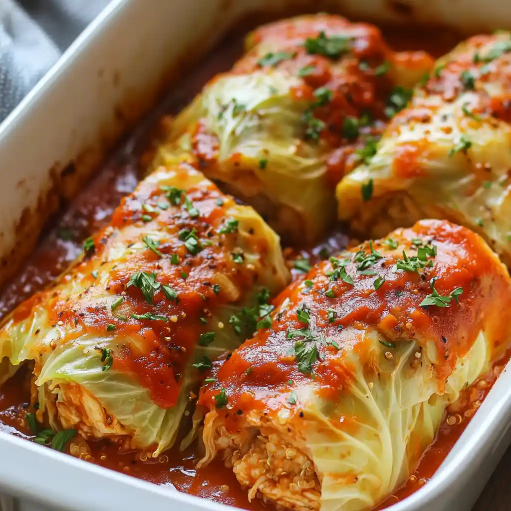 Chicken and Cabbage Rolls