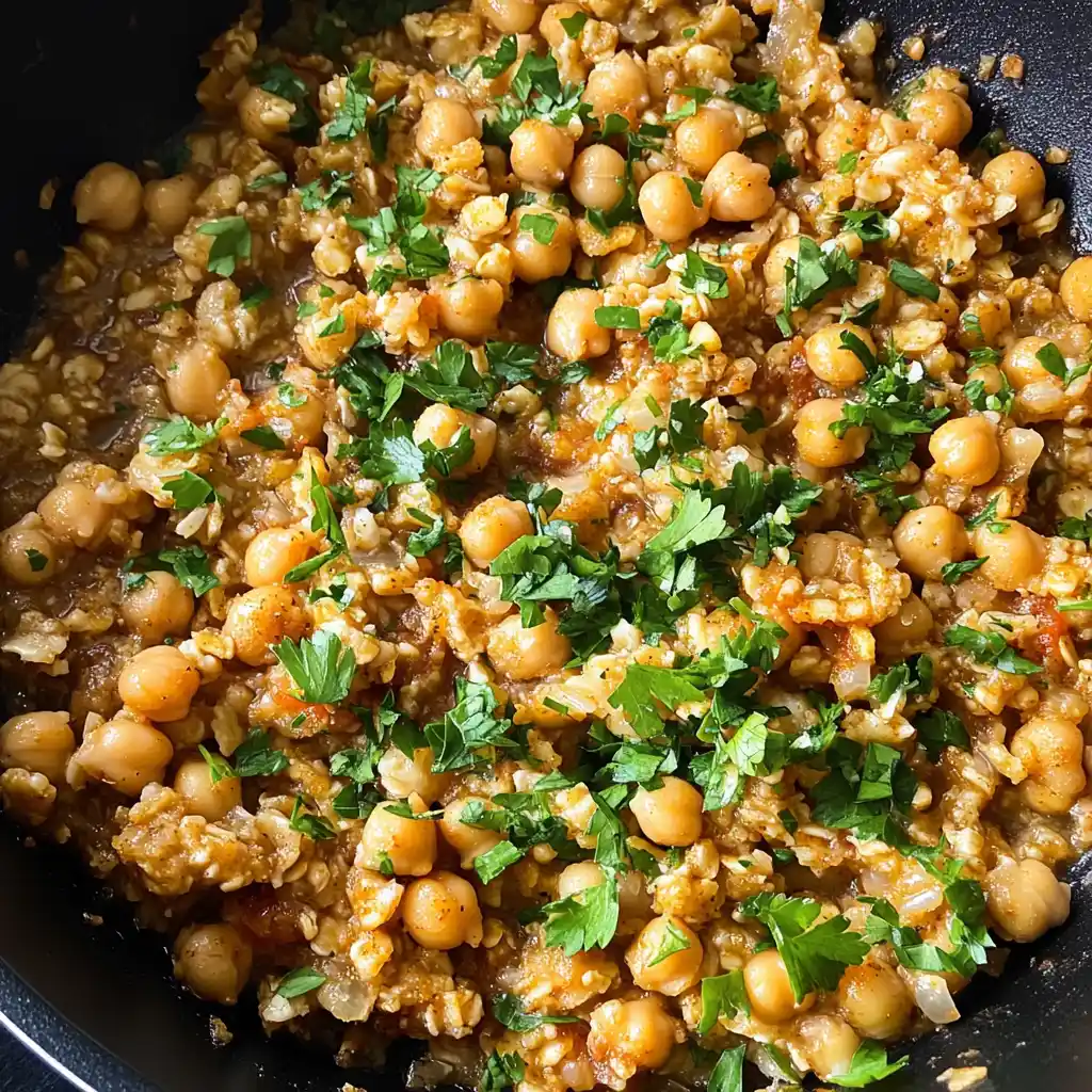 Easy Chickpeas and Oats