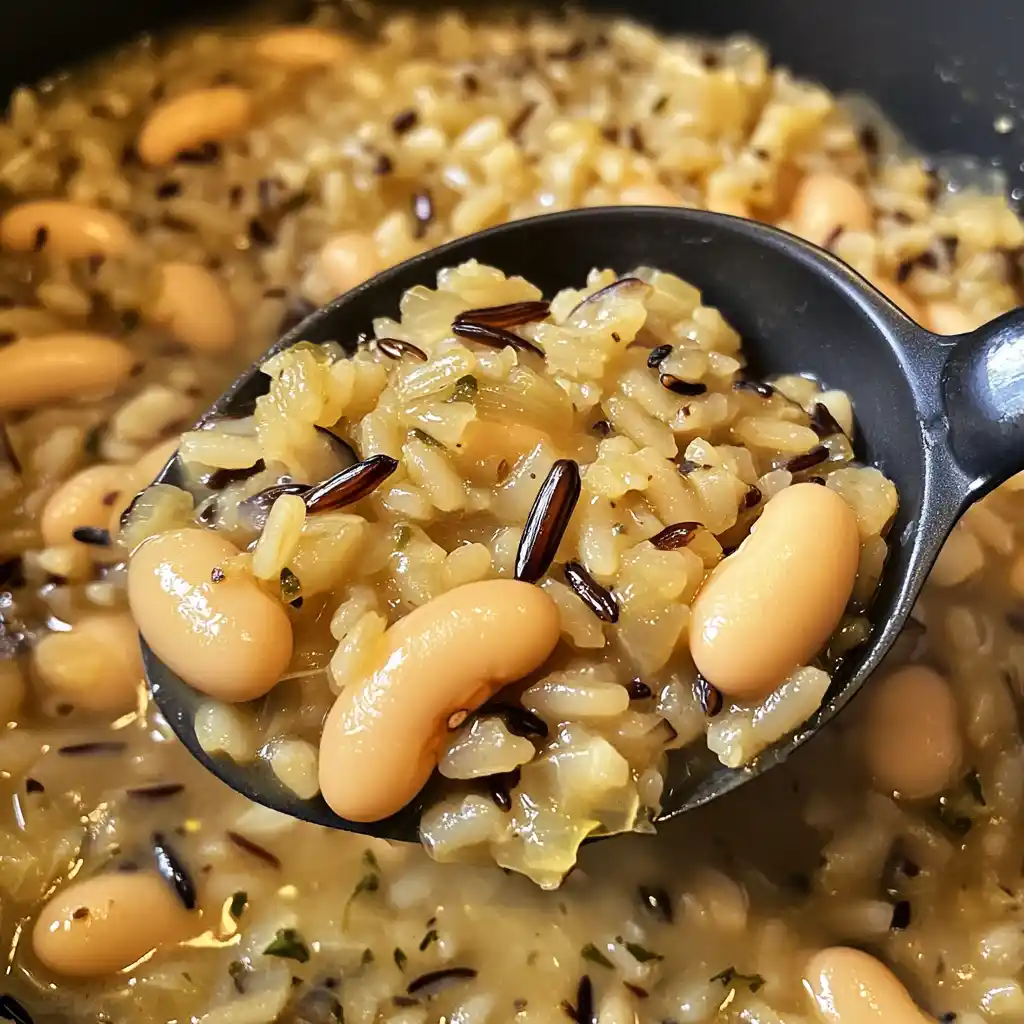 Easy White Beans and Wild Rice