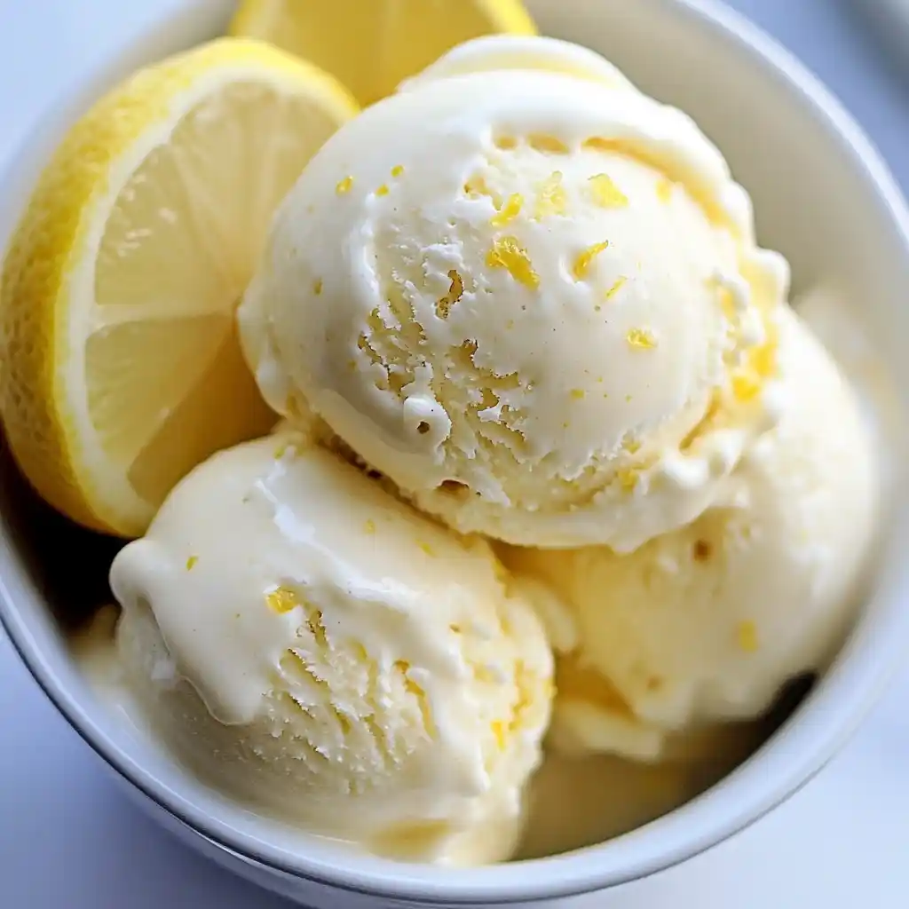 Fresh Lemon Ice Cream