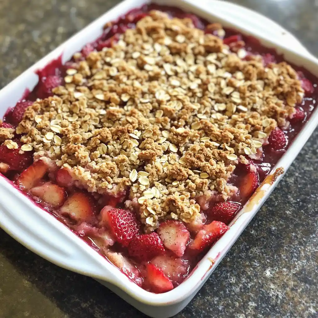 Fresh Strawberry Crumble