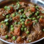 Indian Lamb with Fresh Peas