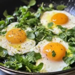 Italian Eggs with Fresh Watercress