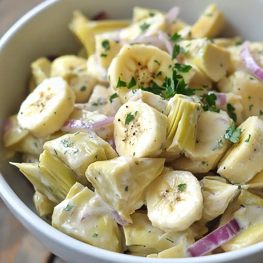 Light Artichoke and Banana Salad