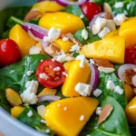 Light Spinach and Mango Salad