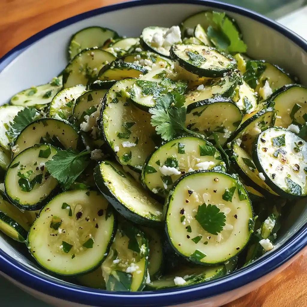 Light Zucchini and Lime Salad