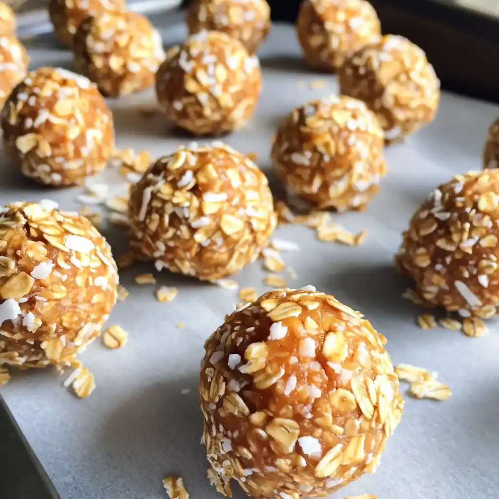 Portable Peach Energy Balls