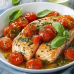 Slow-Cooked Salmon with Tomato