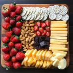 Strawberry and Cheddar Board