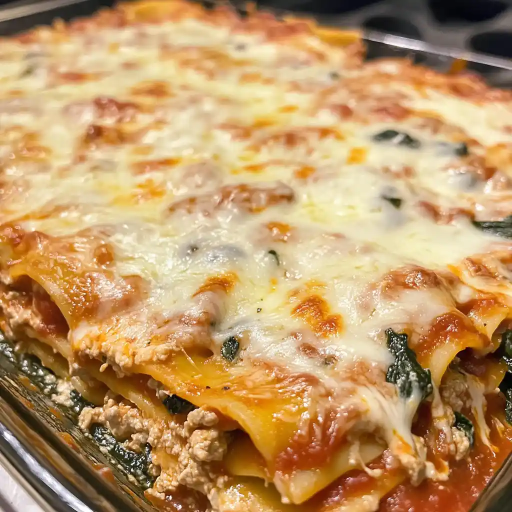 Turkey and Spinach Lasagna