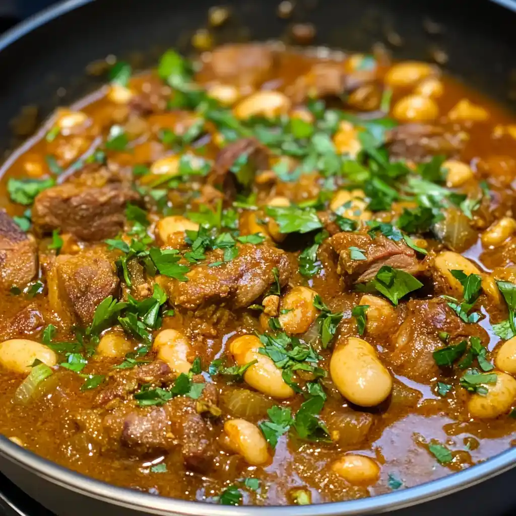 Turkish Lamb with Fresh Fava Beans